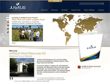 Tablet Screenshot of juwelis-resources.ch